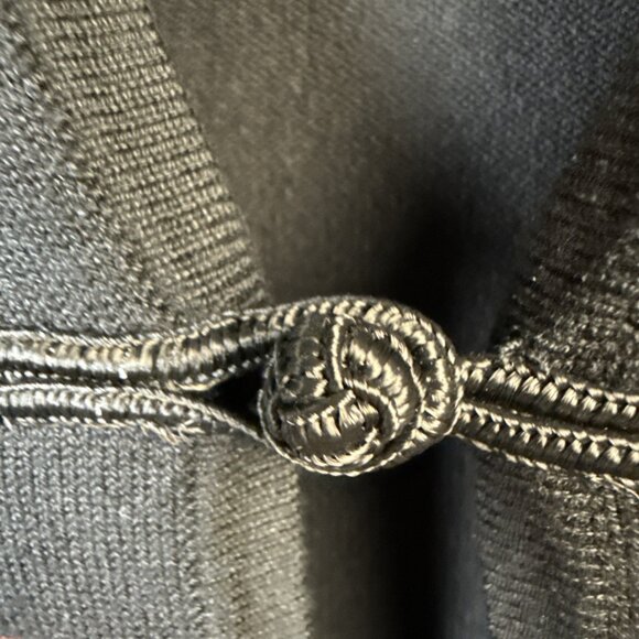 August Silk Cardigan Women's Size Pettie Medium Embroidered‎ Floral Grandmacore - Picture 2 of 10